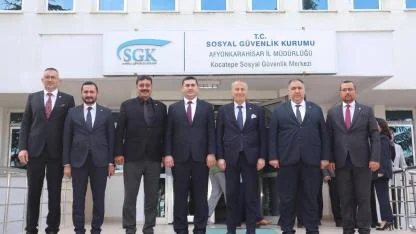 Milletvekili Olgun’dan SGK İl Müdürü Süleyman Çelikbaş’a Ziyaret