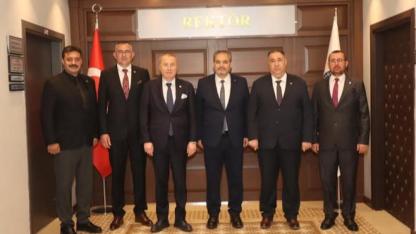 Olgun’dan Rektör Aslan’a ziyaret