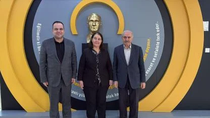 Önder Artuk ve İbrahim Çakal’dan Neziha Arslan’a Ziyaret