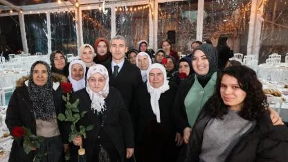 Eber Köyü’nde “İsrafsız Ramazan Sofrası” Kuruldu