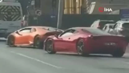 Lamborghini ve Ferrari Sürücülerine Ağır Ceza: Ehliyetlerine El Konuldu