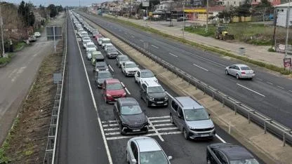 Bayram dönüşü trafik yoğunluğu: Tekirdağ-İstanbul yolunda ağır vasıtalara kısıtlama getirildi