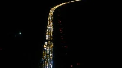 Ankara Girişinde Bayram Dönüşü Trafiği: Araç Kuyrukları 10 Kilometreyi Buldu