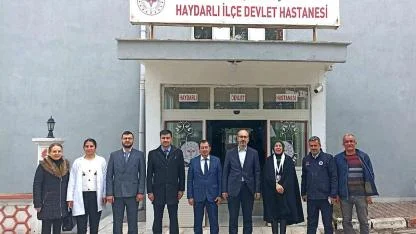 Müdür Öztürk, Haydarlı Devlet Hastanesi’nde İncelemelerde Bulundu