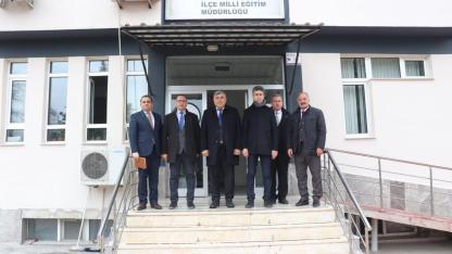 Müdür Sünnetci ’den Çay İlçe Milli Eğitim Müdürlüğü’ne Ziyaret