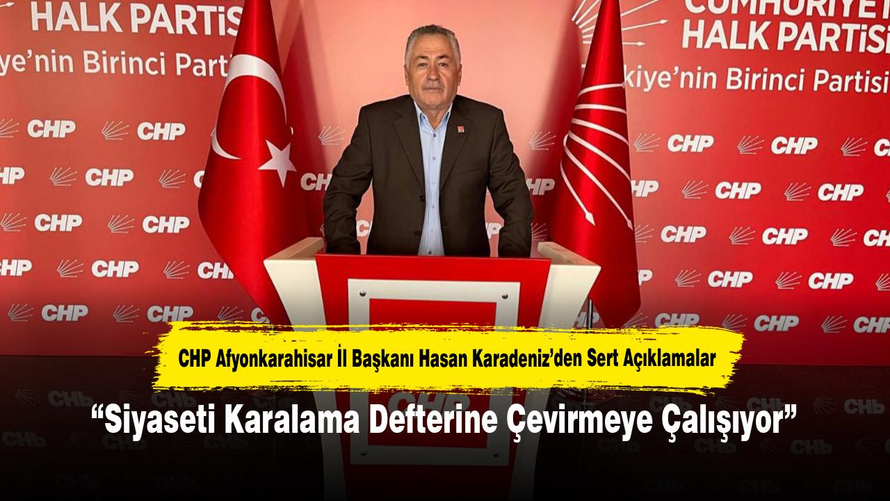“Siyaseti Karalama Defterine Çevirmeye Çalışıyor”
