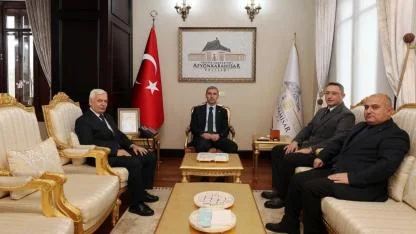 Vali Aktaş Başsavcı Koca ve Bölge Müdürü Yıldırım’ı Makamında Ağırladı
