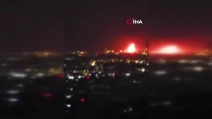 Tahran'da Petrol Rafinerisine Hava Saldırısı