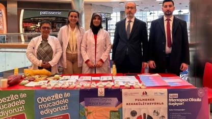 Toplum Sağlığı Merkezi’nden AVM’de sağlık farkındalık standı