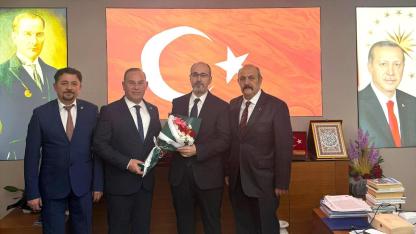 Türk Sağlık-Sen’den İl Sağlık Müdürü Öztürk’e Tıp Bayramı Ziyareti