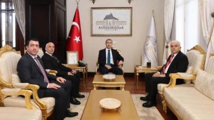 Vali Aktaş, Bölge Müdürlerini Makamında Kabul Etti