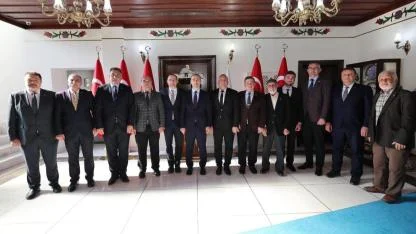 Vali Aktaş, İlçe Protokolünü Makamında Kabul Etti