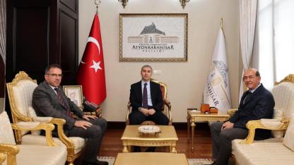 Vali Aktaş, Karayolları Bölge Müdürlerini Kabul Etti