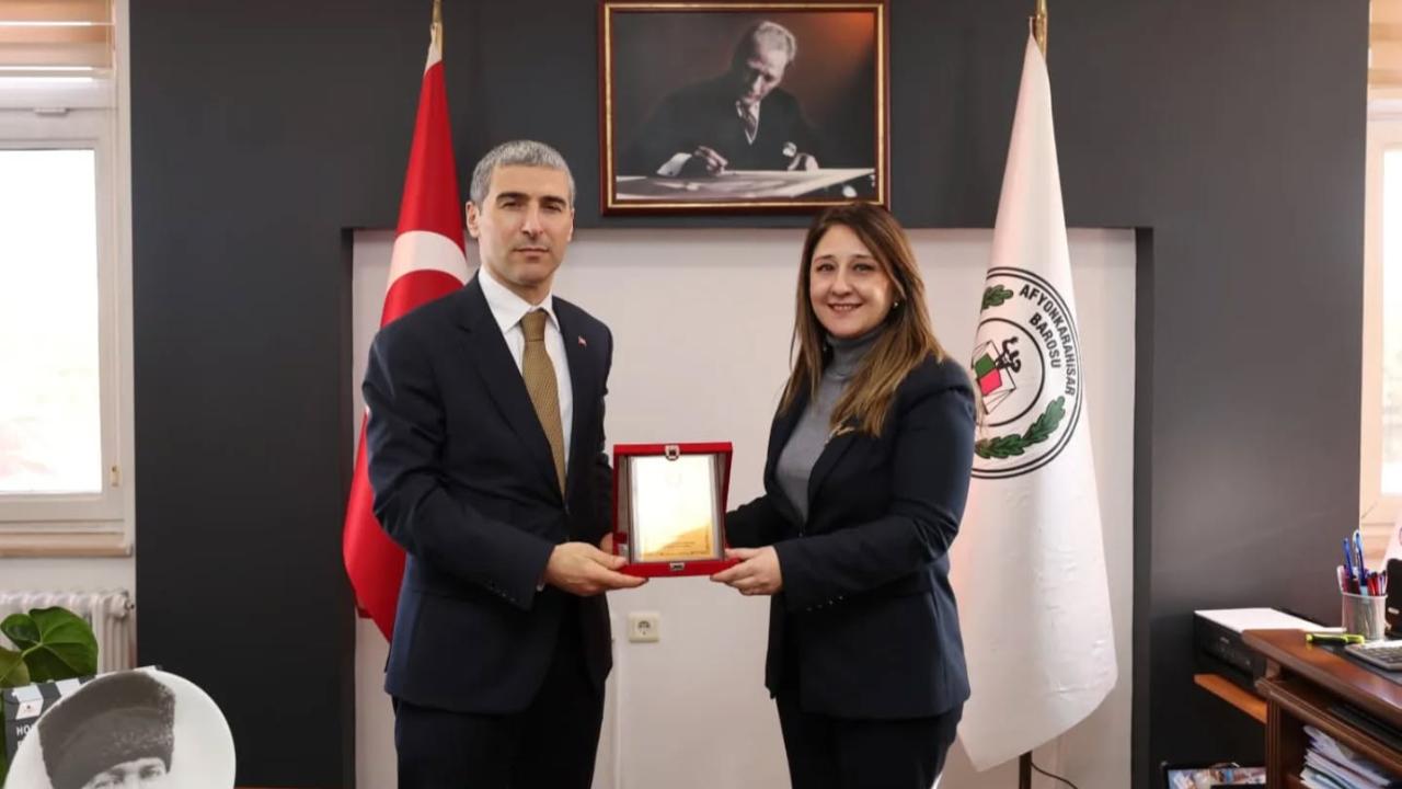 Vali Aktaş’tan Baro Başkanı Yılmaz’a İadei Ziyaret