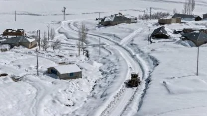 Van'da kardan dolayı kapanan 390 yoldan 355'i açıldı
