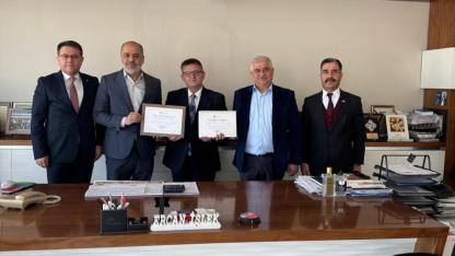 Vergi Haftası’nda İşlek’e Teşekkür Belgesi