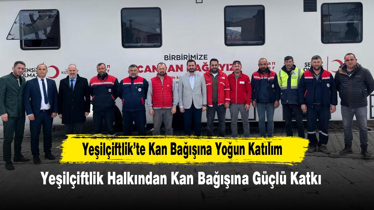 Yeşilçiftlik’te Kan Bağışına Yoğun Katılım