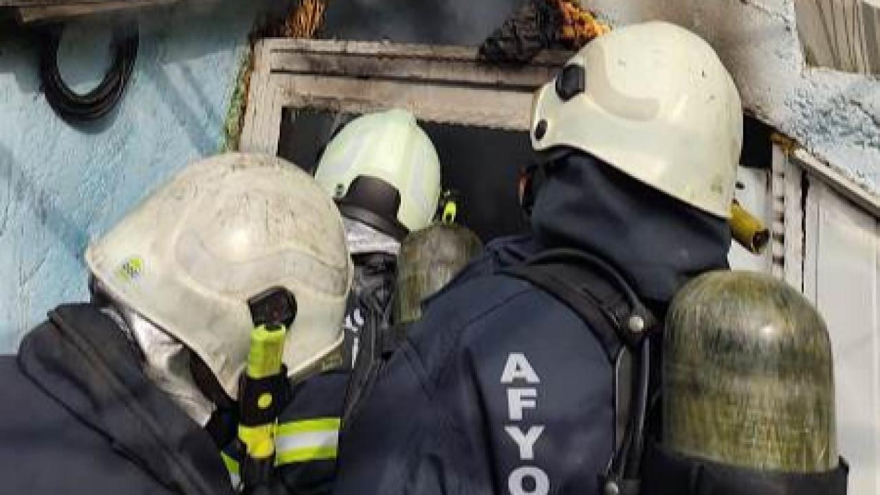 Afyon Fakıpaşa’da Korkutan Yangın: Kalorifer Kazanı Alev Aldı!