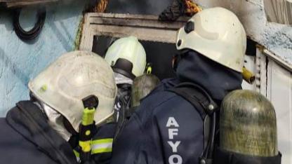 Afyon Fakıpaşa’da Korkutan Yangın: Kalorifer Kazanı Alev Aldı!