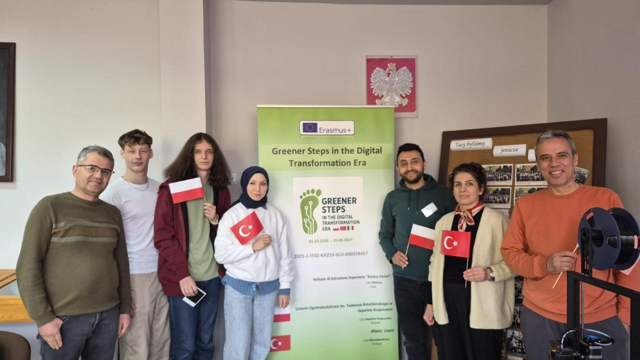 Afyon Lisesi Erasmus’la Dijital Eğitimde Avrupa Sahnesinde