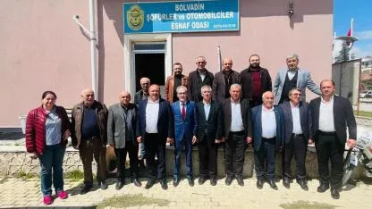 Afyonkarahisar Esnaf ve Sanatkarlar Odaları Birliği Başkanları Bolvadin’de Ziyarette Bulundu