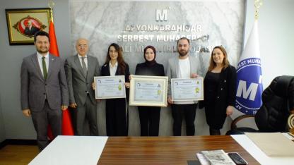 Afyonkarahisar’da Yeni Mali Müşavirler Ruhsatlarını Aldı