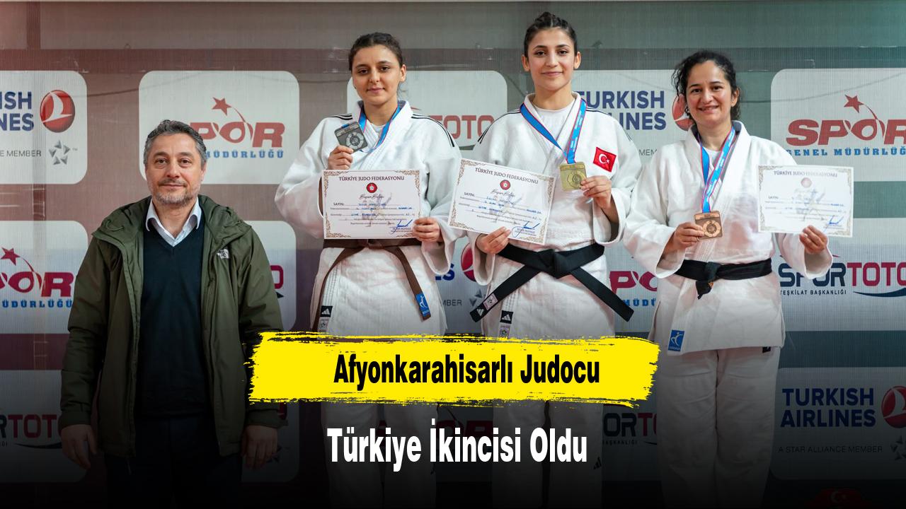 Afyonkarahisarlı Judocu Türkiye İkincisi Oldu