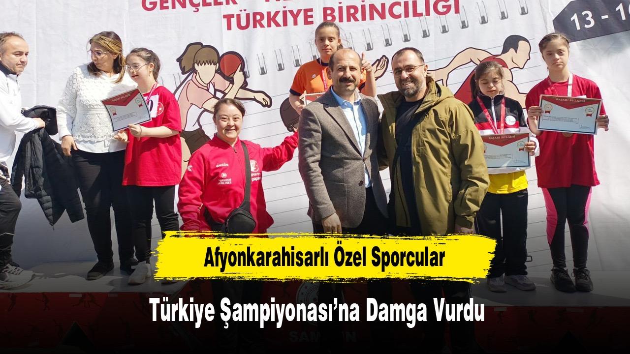 Afyonkarahisarlı Özel Sporcular Türkiye Şampiyonası’na Damga Vurdu