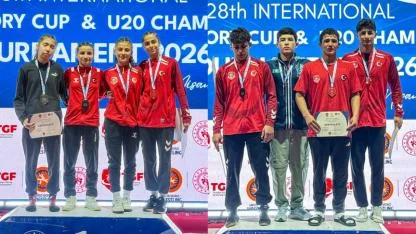 Afyonkarahisarlı Sporcular Minderde Milli Takımı Temsil Etti