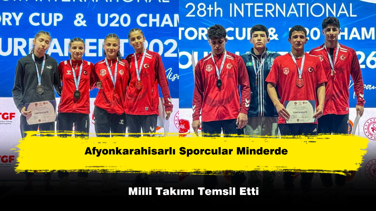 Afyonkarahisarlı Sporcular Minderde Milli Takımı Temsil Etti