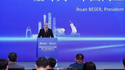 Afyonlu İşadamı İhsan Beşer, Dünyanın En Büyük Ticaret Fuarında Konuşma Yaptı