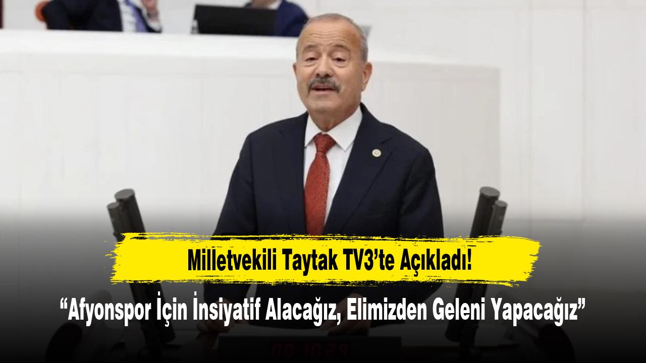 “Afyonspor İçin İnsiyatif Alacağız, Elimizden Geleni Yapacağız”