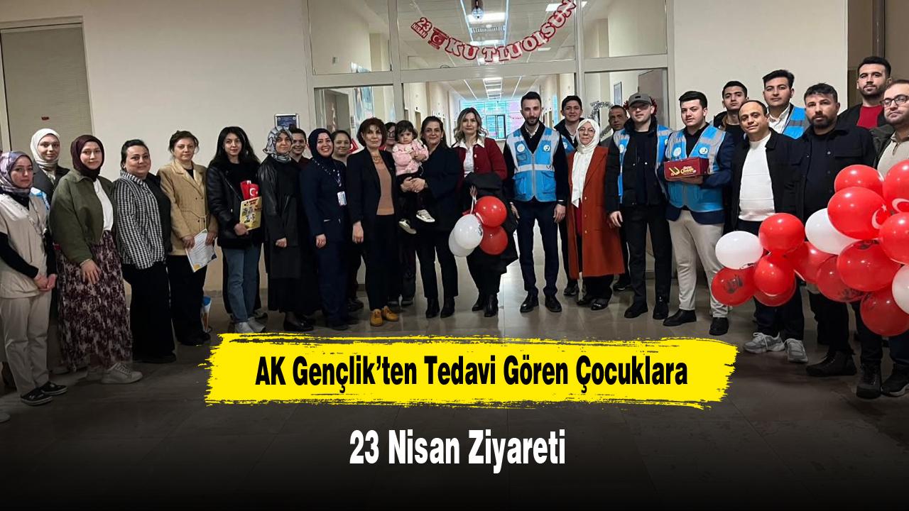 AK Gençlik’ten Tedavi Gören Çocuklara 23 Nisan Ziyareti