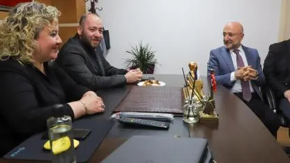 AK Parti Heyetinden Kahveciler Odası’na Ziyaret