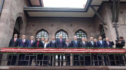 AK Partili Yurdunuseven, Divan Üyesi Olarak 23 Nisan Törenlerine Katıldı