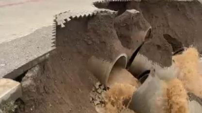 Akdağ Tabiat Parkı'na Çıkan Yol Çöktü