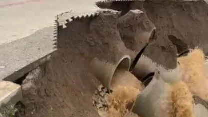 Akdağ Tabiat Parkı'na Çıkan Yol Çöktü