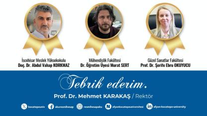 AKÜ, Öğretim Üyelerinden TÜBİTAK Başarısı
