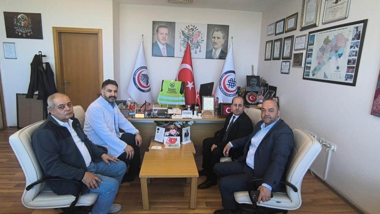 Altı Nokta Körler Derneğinden Başhekim Balcıya Ziyaret