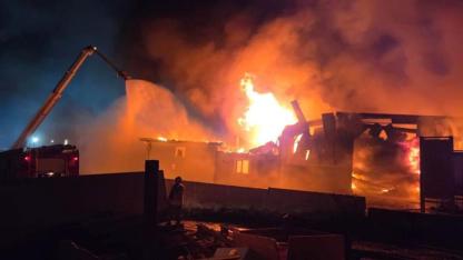 Ankara Elmadağ’da Boya Fabrikasında Korkutan Yangın!