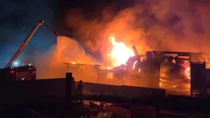 Ankara Elmadağ’da Boya Fabrikasında Korkutan Yangın!