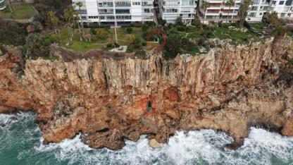 Antalya Falezlerinde Kaçak Yapıya Yıkım Kararı: 40 Yıllık Gizli Yapı Ortaya Çıktı