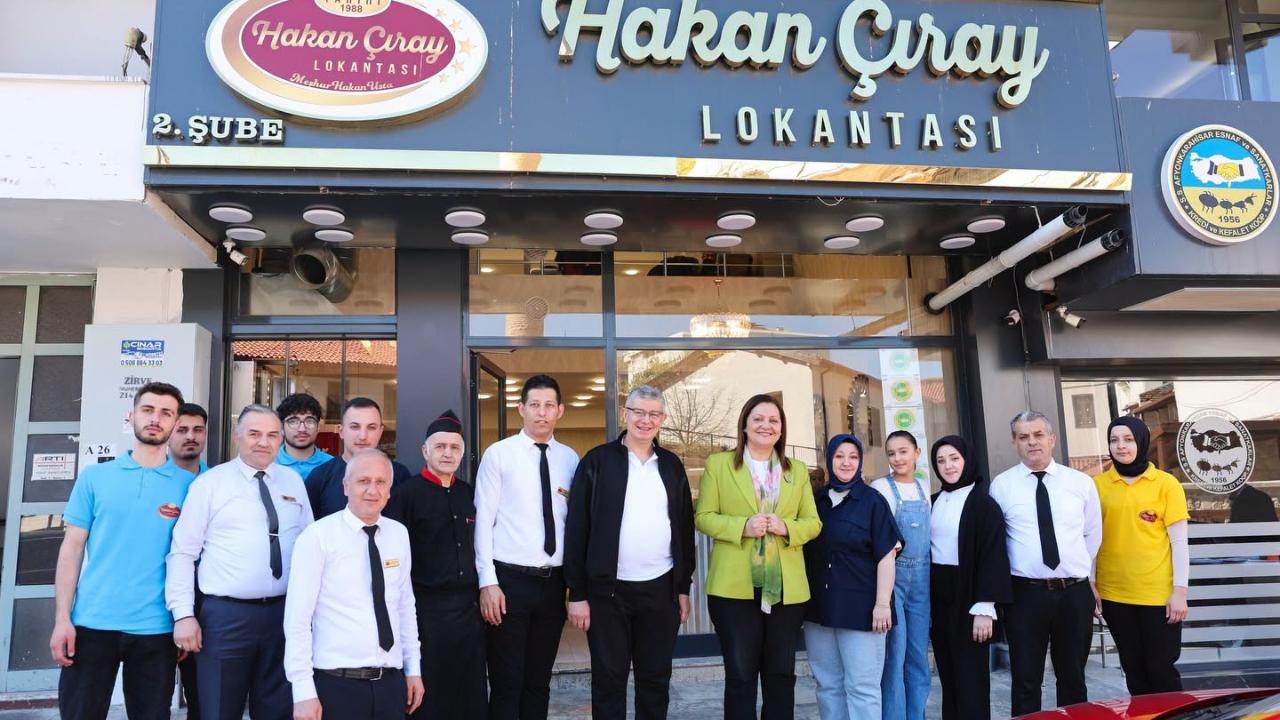 Başkan Köksal Hakan Çıray Lokantası’nı Ziyaret Etti