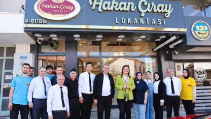 Başkan Köksal Hakan Çıray Lokantası’nı Ziyaret Etti