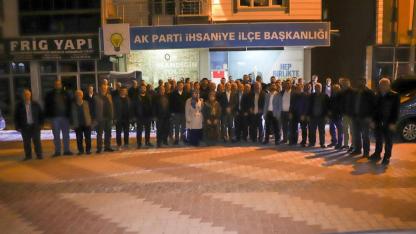 Başkan Şahin İhsaniye’de İlçe Danışma Meclisi Toplantısına Katıldı