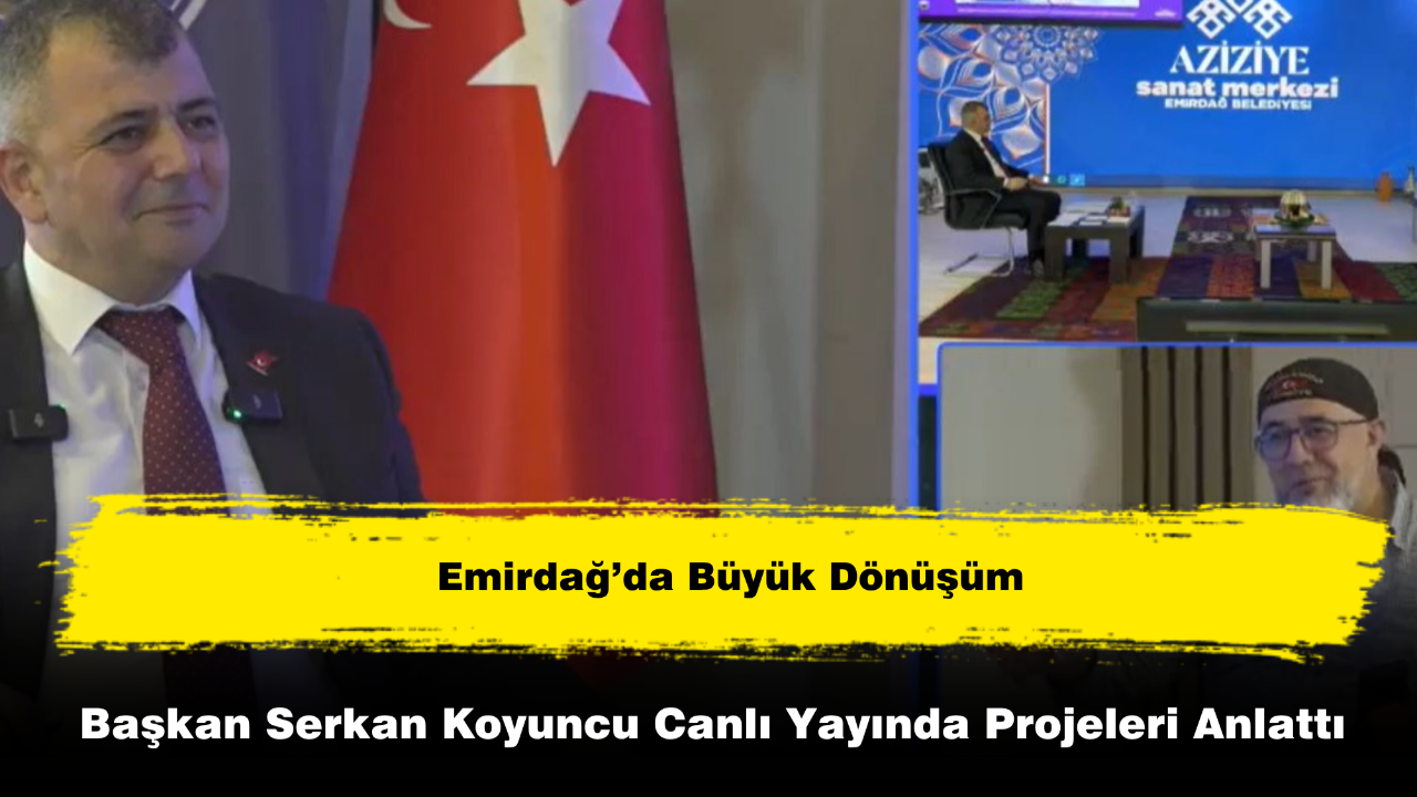 Başkan Serkan Koyuncu Canlı Yayında Projeleri Anlattı