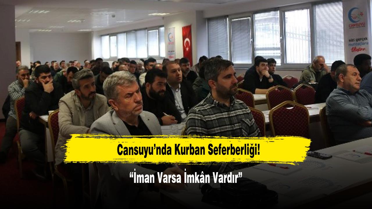 Cansuyu’nda Kurban Seferberliği!