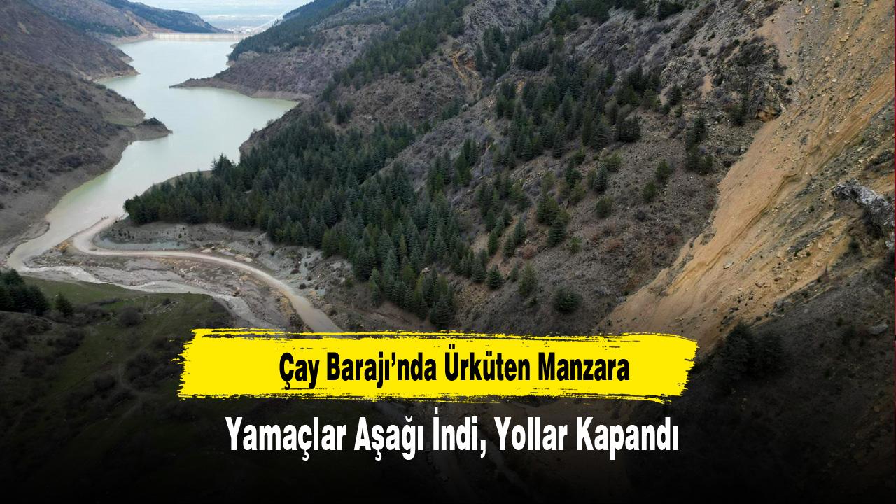 Çay Barajı’nda Ürküten Manzara