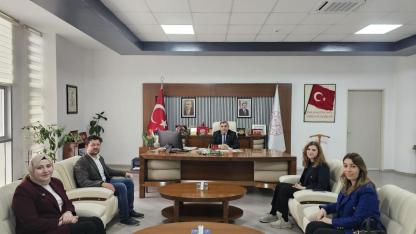 Deneyap Heyeti’nden Müdür Sünnetci’ye Ziyaret