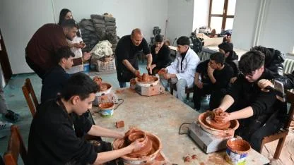 Emirdağ MTAL Öğrencileri Çömlek Atölyesini Ziyaret Etti